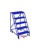 5 Step No-Handrail Rolling Ladder