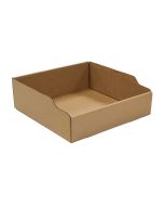 Corrugated Parts Bin 12"W x 12"D x 4-1/2"H