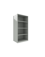 Closed Shelving, 5 Shelves, perforated posts (36"W x 18"D x 75"H)