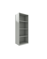 Closed Shelving, 5 Shelves, perforated posts (48"W x 12"D x 99"H)