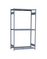 Mini-Racking, 3 Wire Shelves (48"W x 24"D x 87"H)