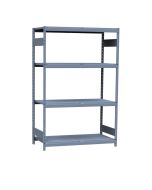Mini-Racking, 4 Steel Shelves (48"W x 24"D x 75"H)