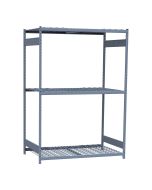 Mini-Racking, 3 Wire Shelves (60"W x 36"D x 87"H)