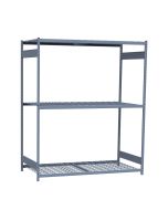 Mini-Racking, 3 Wire Shelves (72"W x 36"D x 87"H)