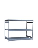 Mini-Racking, 3 HD Steel Shelves (96"W x 48"D x 75"H)