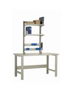 Basic Workstation, Painted Steel Top (60"W x 30"D x 82"H)