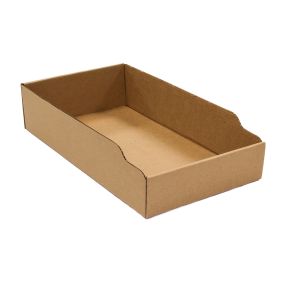 Corrugated Parts Bin 10"W x 18"D x 4-1/2"H
